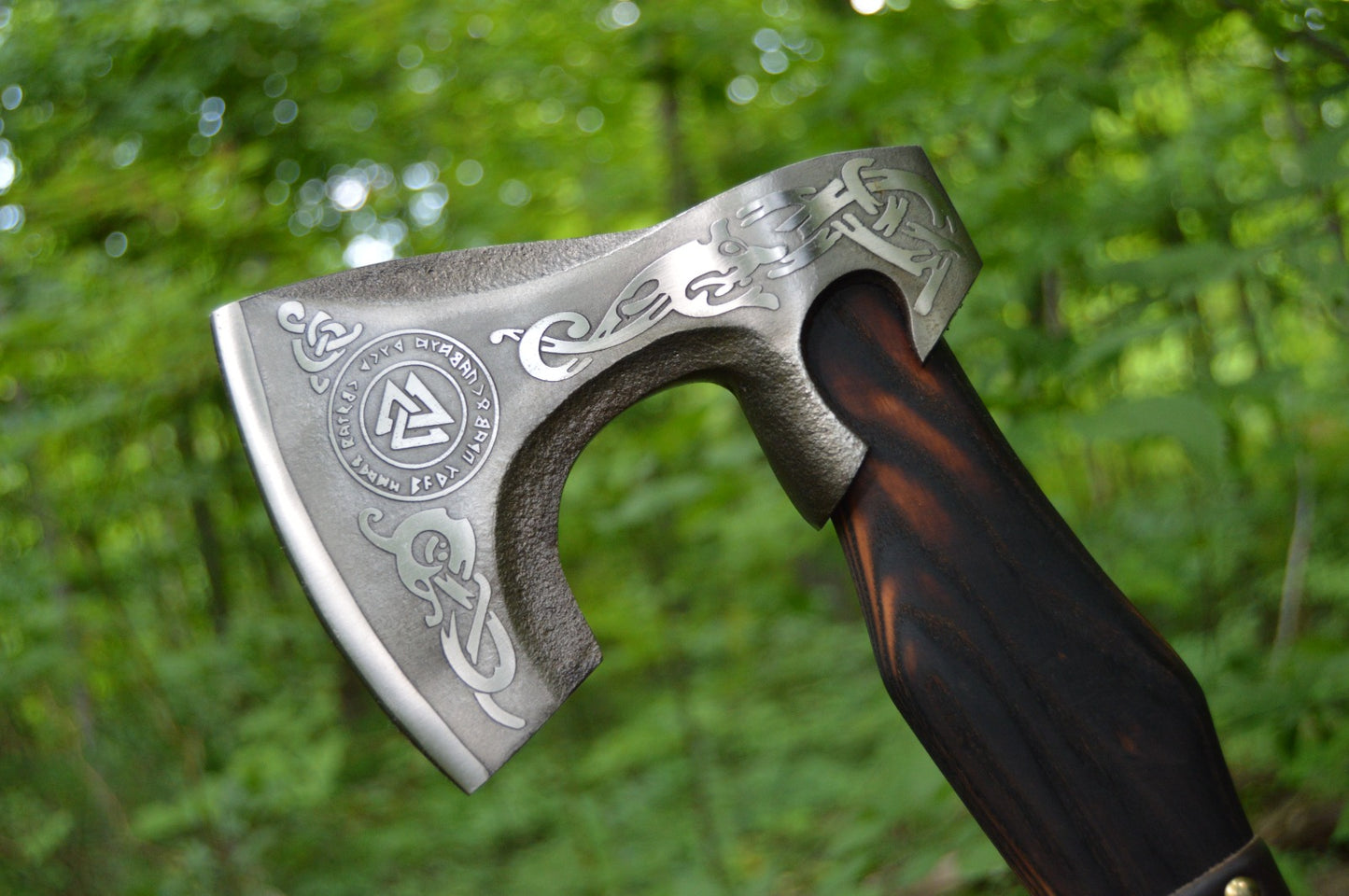 Valknut Viking Axe